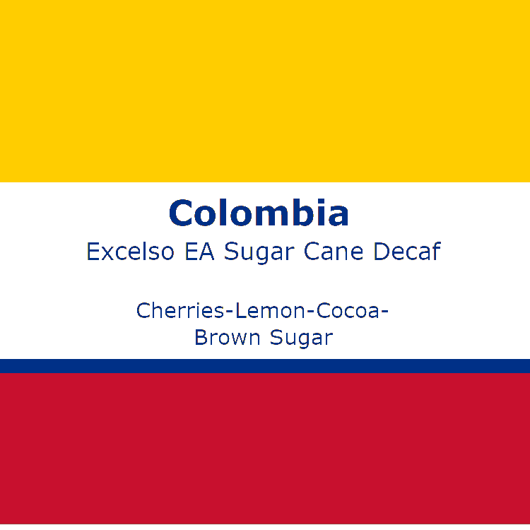 Colombia Excelso EA Sugar Cane Decaf